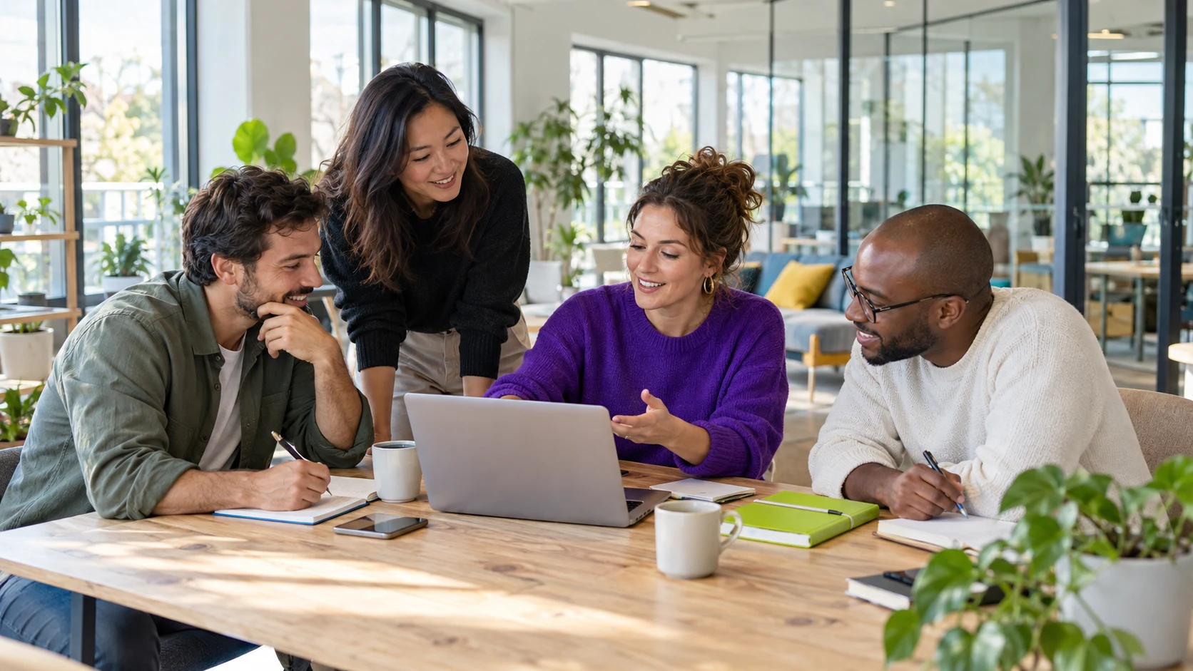 Atelier collaboratif de formation professionnelle — illustration